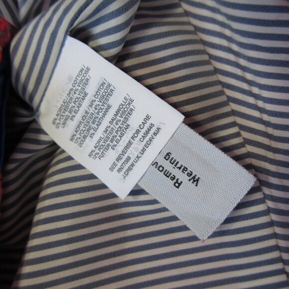 NWT J.Crew Peplum Lady Jacket in Neon Fuchsia Pink Tweed Blazer 0 - Picture 5 of 8